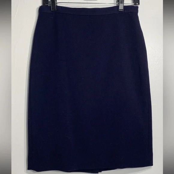 Purple Anne Klein Ruffle Peplum Blazer and Skirt Suit - Picture 4 of 4